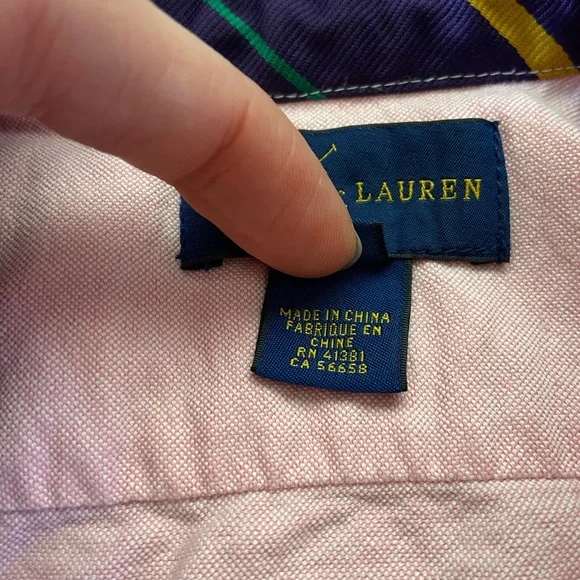 Ralph Lauren Pink Girls Polo Shirt Size 6 - Picture 4 of 10